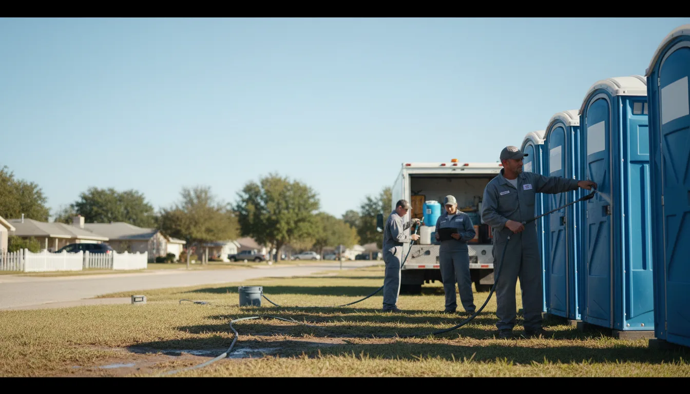 Long-Term Portable Toilet Rental in Ortley, SD near me
